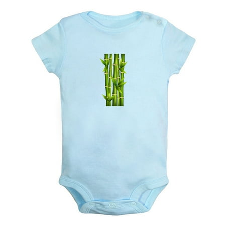 

Nature Pattern Bamboo Rompers For Babies Newborn Baby Unisex Bodysuits Infant Jumpsuits Toddler 0-24 Months Kids One-Piece Oufits (Blue 6-12 Months)