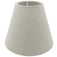 thumbnail image 5 of MERIVILLE Set of 8 Natural Linen Chandelier Lamp Shades, Designed for Candelabra Bulbs with Easy Clip-On Fitter, 3" X 6" X 5", 5 of 5