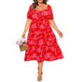 thumbnail image 1 of Vestido Talisea Vestido de verano bohemio floral de talla grande 2025, 1 of 7