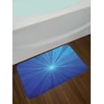 thumbnail image 2 of Cosmic Bath Mat, Futuristic Design of Energetic Sunburst Effect, Plush Bathroom Decor Mat with Non Slip Backing, 29.5" X 17.5", Azure Blue, by Ambesonne, 2 of 2