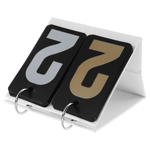 Masteelf Portable Scoreboard for Sports Games Basketball Football and Volleyball Flip Scoreboard for Referees and Sports Accessories