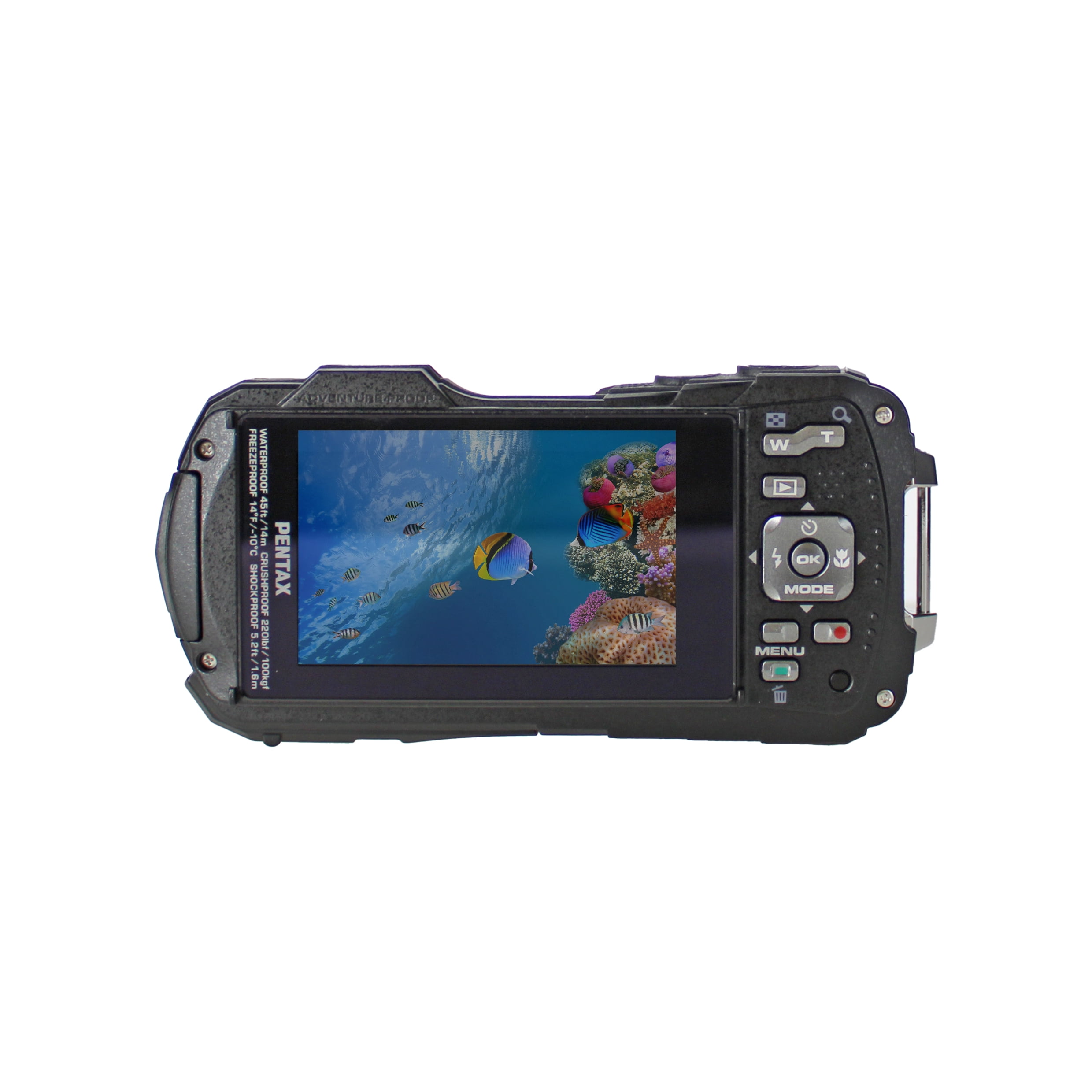 Ricoh Pentax WG-90 Waterproof, Shockproof, Dustproof, Freezeproof, Tough Digital Camera + More