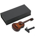 thumbnail image 1 of Miniature Guitar ModelMiniature Wooden Guitar Model Guitar Model Mini Guitar Display Compact and Lightweight, 1 of 8