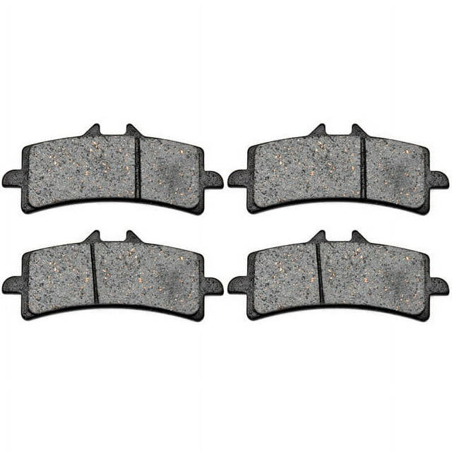 KMG Front Brake Pads Compatible with 2011 Ducati Diavel - Non-Metallic Organic NAO Brake Pads Set