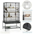 thumbnail image 5 of Prevue Pet Products Playtop Flight Bird Cage with Metal Stand in Black Finish F085, 5 of 8
