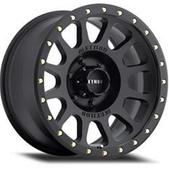 17 x 8.5 in. NV 5 x 4.5 in. Bolt Pattern 4.75 in. Backspace Offset Wheel - Matte Black