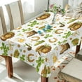thumbnail image 3 of 54"x54" Clover and Gold Coins Rectangle TableclothSt. Patrick's Day Kitchen Decoration Dinner Rectangular Table Cover for Party Holiday Hotel BBQ-Machine Washable, 3 of 7