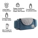 thumbnail image 3 of Organizador de cochecito de bebé, bolsa de almacenamiento universal para cochecito con 2 portavasos, 3 of 5