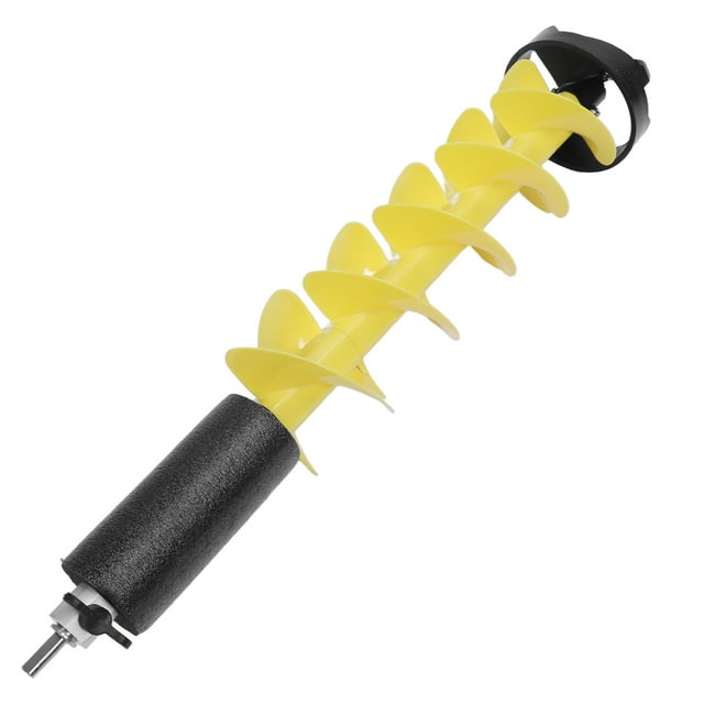 Electric Ice Auger, Flexible Tensile Ice Fishing Auger Lightweight Rust Easy Control Strong With Blade Guards For Enthusiasts For Outdoor