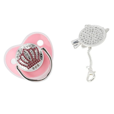

Baby Silicone Bling Baby Ultra Soft Safe For Soothe Baby Pink