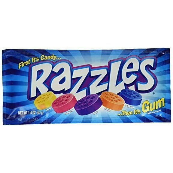 Original Razzles Gum Candies 24 pk.