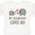 thumbnail image 4 of Inktastic My Godmother Loves Me Boys or Girls Long Sleeve Baby Bodysuit, 4 of 5
