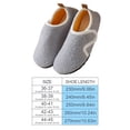 thumbnail image 3 of Zapatillas de Piel Esponjosa Zapatos para Caminar Unisex Ajustable para Hombres Mujeres (40-41) Gris Wdftyju Tenis De Mujer Tenis De Hombre, 3 of 5