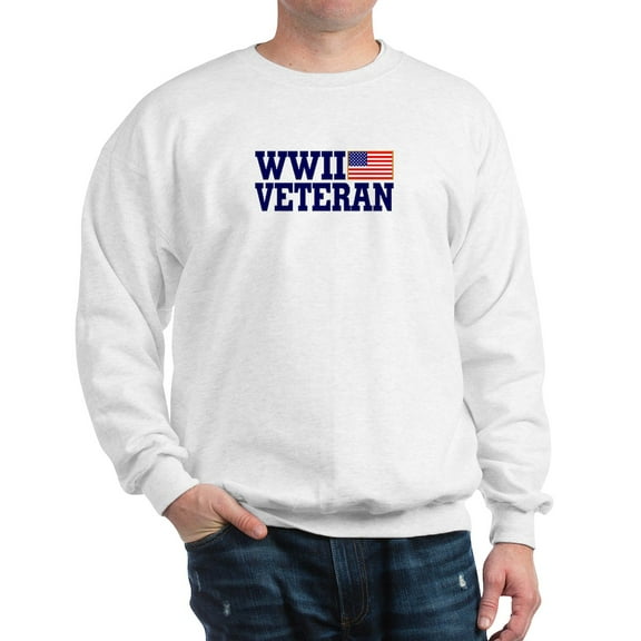 CafePress - WWII VETERAN Sweatshirt - Crew Neck Sweatshirt