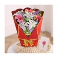 thumbnail image 2 of Tarjeta emergente de ramo de flores para el día de la madre Tarjetas de ramo de flores 3d Tarjeta de felicitación A, 2 of 5