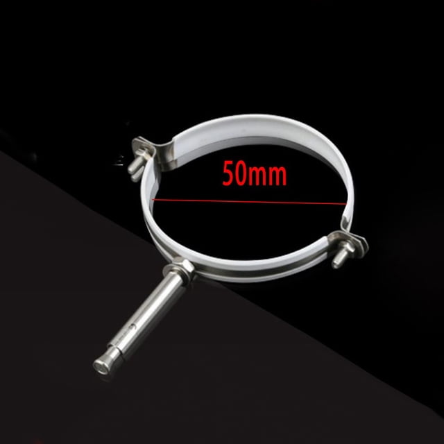 Pince de Support de Conduit de Cheminée avec Vis en Acier Inoxydable 50-200mm
