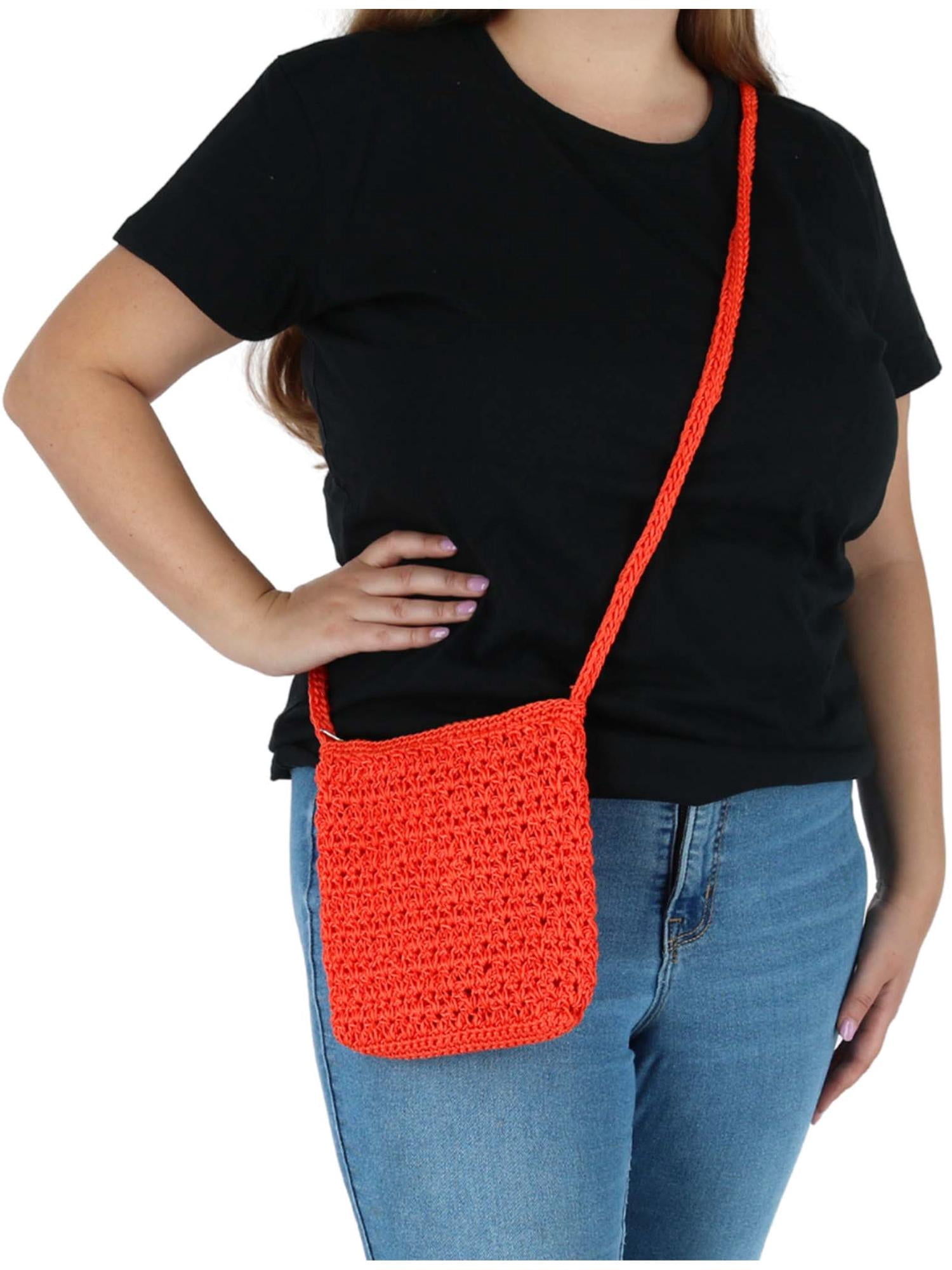 CTM  Crochet Crossbody Handbag (Women)