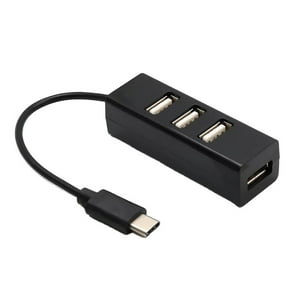 Cargador de pared Gan 45W USB-C Power Delivery ™ 3.0 y USB-A de carga  rápida Cable USB-C de 2M suministrado negro