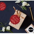 thumbnail image 5 of Inkdotpot 100 Pack Real Rose Gold Foil Paper Tags Hugs & Kisses From The Wedding Favor Hang Tags, 5 of 6