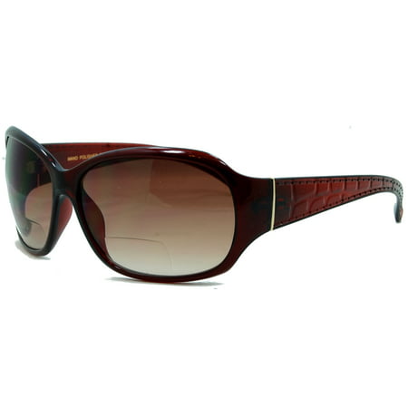In Style Eyes Later Gators Bifocal Sunglasses for Women Brown 2.00