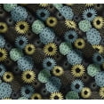 thumbnail image 3 of Soimoi Black Cotton Cambric Fabric Artistic Flower Mandala Printed Fabric 1 Yard 56 Inch Wide, 3 of 7