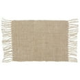 thumbnail image 1 of Rectangular Handloom Placemat White Natural 14 X 20 - Set of 12, 1 of 3
