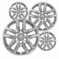 18" Chrome Wheel Skins Set Compatible with 2019-2021 Chevy Silverado 1500, 2021-2024 Suburban LT, LS, Tahoe LT, LS, 2022-2025 Silverado 1500 RST, High Country, LT, ZR2 & Impostors