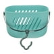 thumbnail image 2 of Cesta colgante para ducha de baño, cesta colgante para almacenamiento de artículos de tocador con gancho, 2 of 7