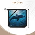 thumbnail image 3 of Pofeuu Ocean Dolphin Fish School Print Silicone Trivet Mats,Silicone Hot Pads for Kitchen, Silicone Trivets for Hot Pots and Pans, Silicone Hot Pad, 3 of 8