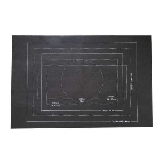 Dvkptbk Rouleau de Casse-Tête Tapis de Rangement Rouleau jusqu'à 3000 Pcs avec Sac de Rangement à Cordon