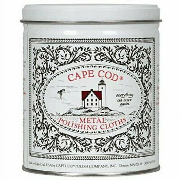 Cape Cod Polish Company - Metal Polishing Cloths in Reusable Tin