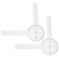 thumbnail image 2 of 2 Pcs Règle d'Angle Goniomètre Transparente, Règle de Mesure Portable, 2 of 5