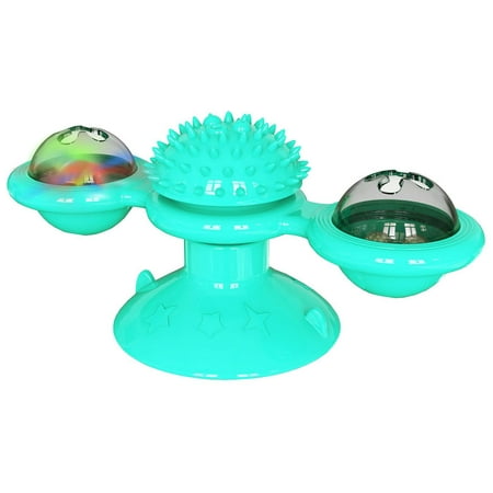 UPC: 0810051331462 | Pet Life ®  Windmill  Rotating Suction Cup Spinning Cat Toy
