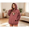 thumbnail image 5 of Pet Tote Carrier Hoodie, Lightweight Fleece Loose Pullover, Long Sleeve Sweatshirt with Expandable Built-in Pet Pocket, Daily Casual Shirt for Small Companion Animals, 5 of 5