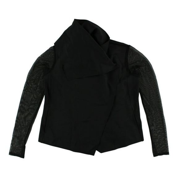 Alala Womens Draped Jacket Black L, Color: Black