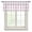 Pink, variant on Pink Plaid Sheer Curtains Valances for Windows Spring Summer Farmhouse Buffalo Checkered Chiffon Kitchen Valances for Cafe, Voile Window Treatments Curtains for Living Room Bedroom, 54"x18"
