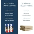 thumbnail image 5 of Casa Platino Large Beach Towel - Pack of 4 Beach Towels Set, 100% Cotton Quick Dry Pool Towel Oversized, Soft & Absorbent - Ocean Breeze, 5 of 8