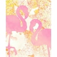thumbnail image 2 of Allen, Kimberly 26x32 White Modern Wood Framed Museum Art Print Titled - Pink Flamingos 1, 2 of 4