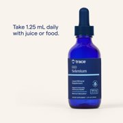 Trace Minerals Ionic Selenium Liquid Supplement, 300 mcg, 2 oz, 48 Servings, Yeast-free liquid selenium supplement, Supports bone health and brain function, High-absorption ionic form, 48-day supply