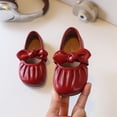 thumbnail image 2 of Viluyesy Girls Ballet Flats Soft Sole Bow Princess Shoes Spring Summer Dress Wedding Party Red Size 10, 2 of 4