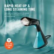 PurSteam Handheld Garment Steamer for Clothes – Portable, Powerful, Fast Heat up with Large Water Tank, Wrinkle Remover, 3 Steam Settings