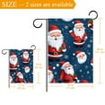Christmas Santa Claus House Flag Double Sided Vertical 28X40 Inch