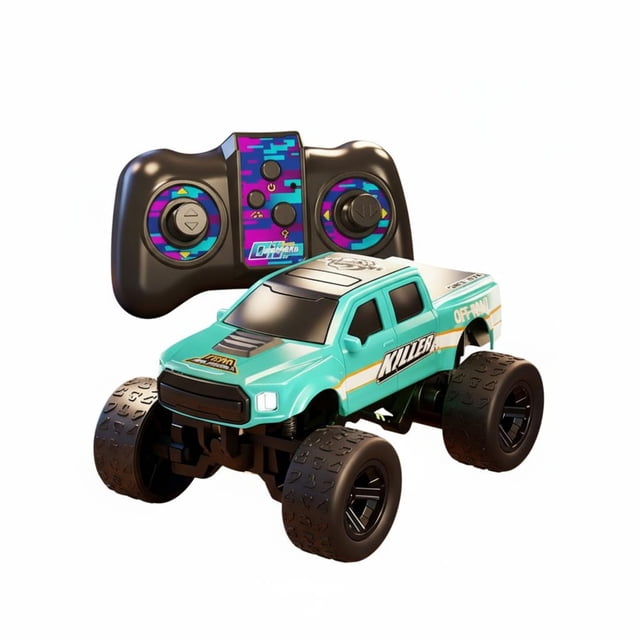 predolo Vehículo Teledirigido Escala 1:64 Diseño Compacto Mini Coche Todoterreno RC Velocidad Ajustable Vehículo Todoterreno Teledirigido en Miniatura
