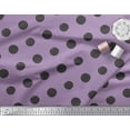 thumbnail image 2 of Soimoi Purple Cotton Duck Fabric Circle Geometric Print Fabric by the Yard 42 Inch Wide, 2 of 3