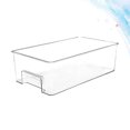 thumbnail image 2 of 1Pc Kitchen Organiser Refrigerator Fresh Box Egg Tray Drawer Type Fruit and Vegetable Crisper Food Storage Boxes for Fridge and Pantry (Transparent, Without Lip), 2 of 7