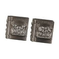 thumbnail image 4 of lionlar 2 Pieces Baby Tooth Box First Teeth Box Tooth Fairy Box Teeth Storage Holder argent, 4 of 9
