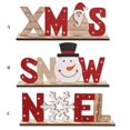 thumbnail image 3 of Cateissary Cartel decorativo de para chimenea de Navidad, decoración artesanal de para el hogar, adorno rústico para boda, figurita, Kits de decoración para fiestas Copo de nieve Cateissary HA008953-03B, 3 of 6