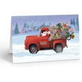 thumbnail image 1 of Santa & Classic Red Truck Holiday Card - 18 Christmas Cards and Envelopes, 1 of 3