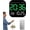 Green, variant on Digital Alarm Clock Large Display, Smart LED Clock with Remote & Hidden Stand, Multifunctional Desk Clock with Date Day Temperature, Dimmable Brightness for Bedroom Office Home