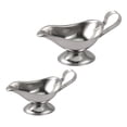 thumbnail image 4 of CTIRCHIU 2 Pcs Bateau à Sauce en Acier Inoxydable pour Restaurant, 4 of 8